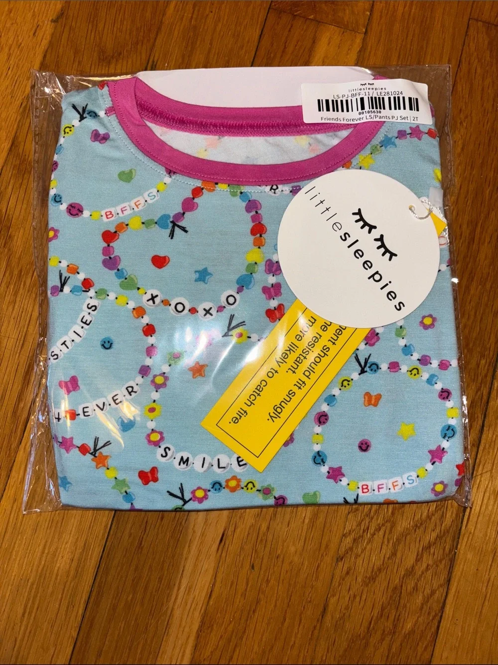 NWT Little Sleepies Friends Forever 2T